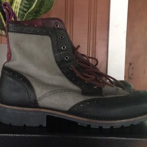 TED BAKER Stenli oxford combat-style boots